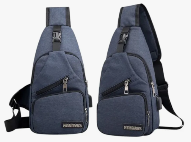 Bandolera con cargador para celular