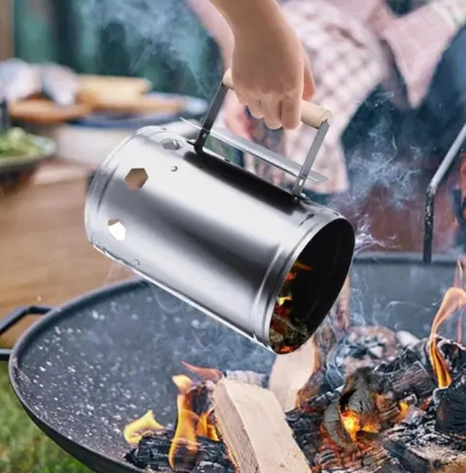 Encendedor Carbon Chimenea Parrillera Fogata Leña Bbq Grill