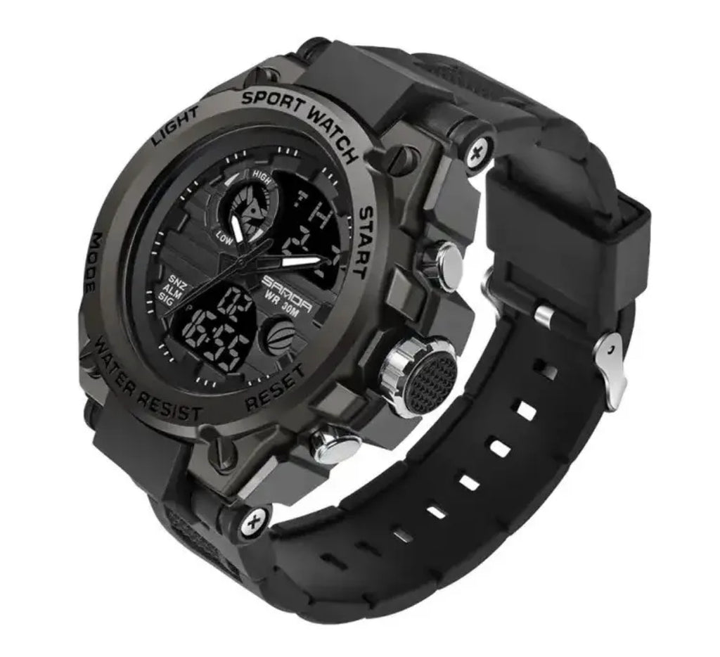 Reloj Táctico Sanda Deportivo Resistente  Agua Militar Digital