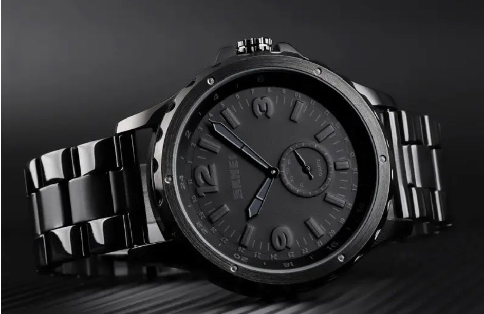 Reloj Acero Skmei 1513 Caballeros Black