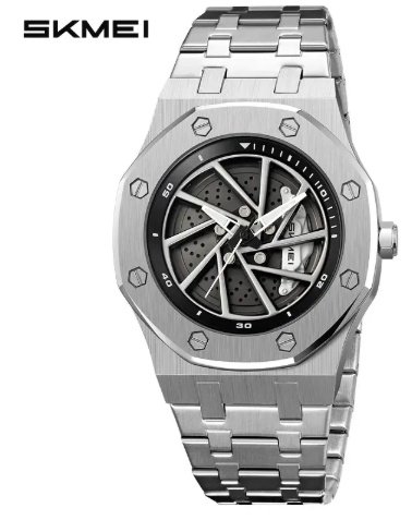 Reloj Skmei 2359 Hombre Acero Inoxidable Negro/blanco