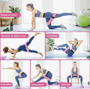Bandas De Resistencia Ligas Fitness Gym Crossfit Tripack