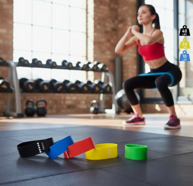 Ligas De Resistencia Elasticas Gym Entrenamiento Fitnes