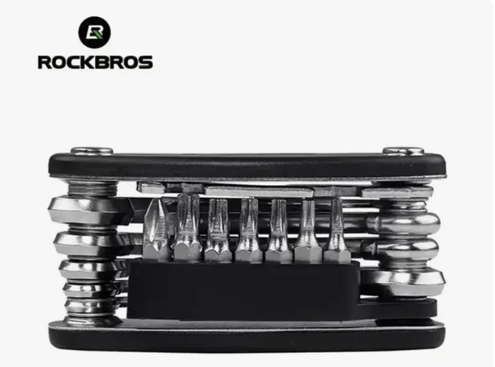 Multiherramienta 16 En 1 Portátil Bicicletas Mtb Rockbros Negro