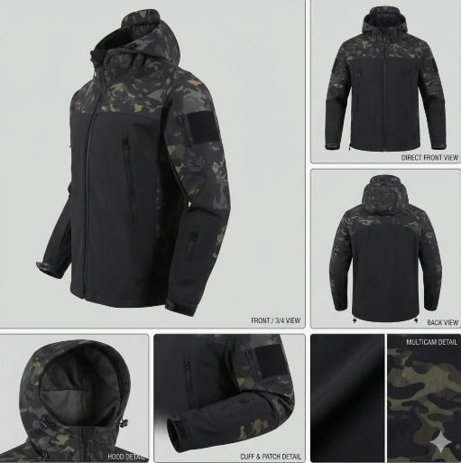 Chaqueta Táctica Impermeable Escolta Motorizado