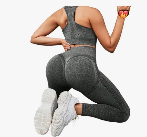 Conjunto Deportivo De Dama Gym Yoga Levanta Cola Talla Unica
