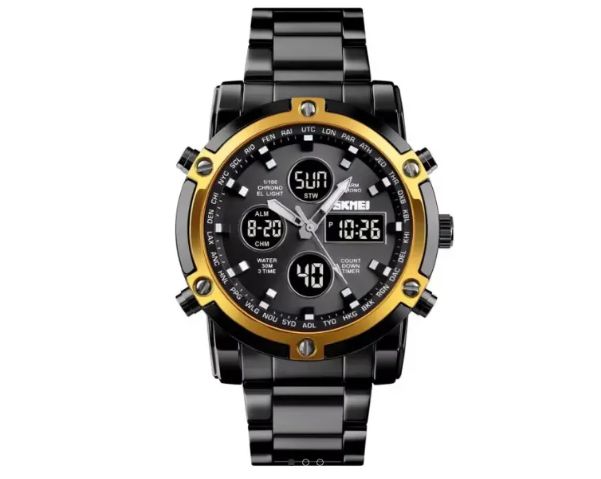 Reloj Skmei 1389 Metal Acero Inoxidable Contra Agua 50m