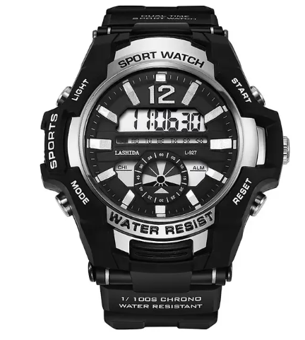 Reloj Deportivo Sport Watch 9075 Digital Negro Correa