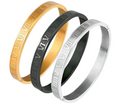 Pulsera Caballero Brazalete Números Romanos Acero Militar