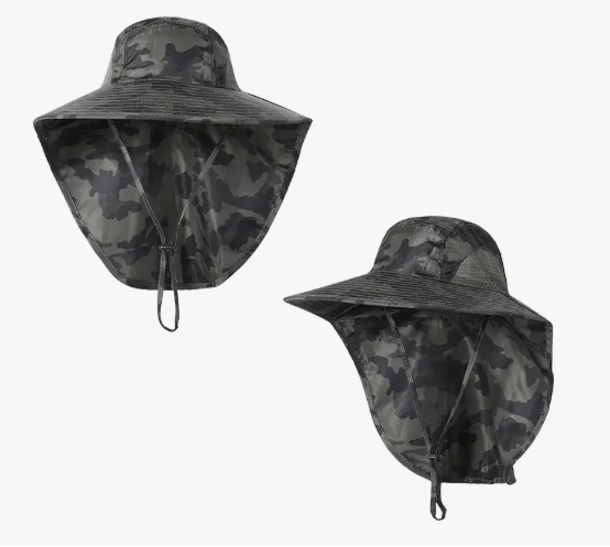 Sombrero Gorra De Pesca Solapa Protección Sol Uv Ajustable