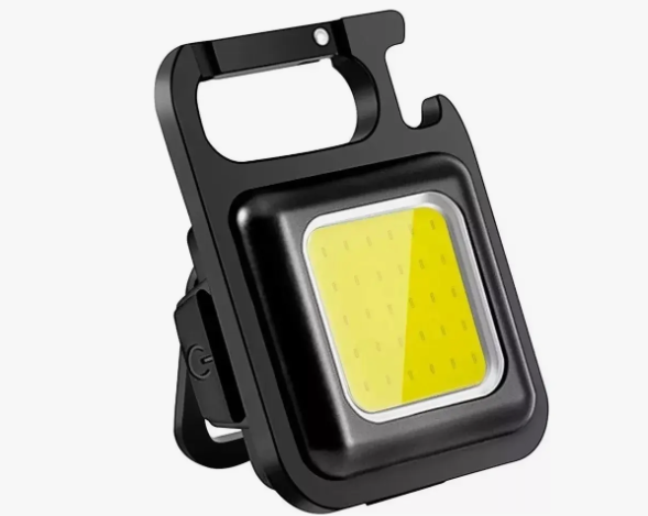 Luz Led Linterna Recargable Estilo Llavero Multifuncional