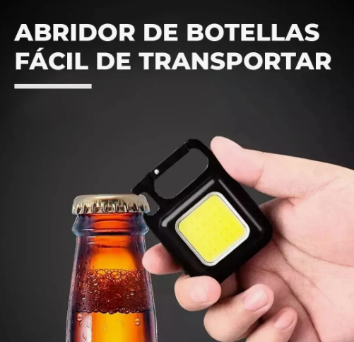 Luz Led Linterna Recargable Estilo Llavero Multifuncional