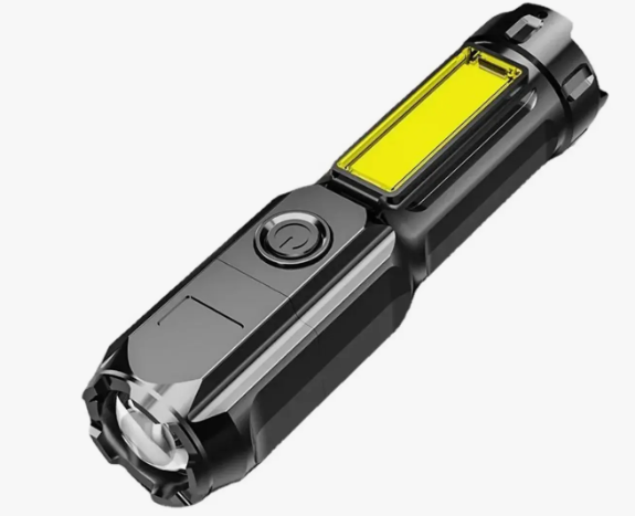 Linterna Táctica Led 4 Modos Usb Zoom Recargable