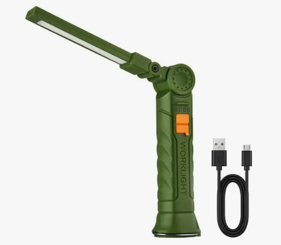 Linterna Magnética Led Recargable Usb Táctica Metal