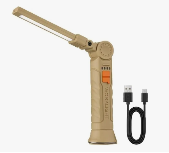 Linterna Magnética Led Recargable Usb Táctica Metal