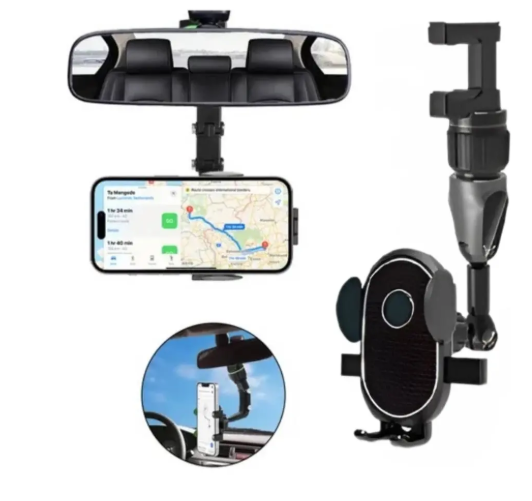 Base Soporte De Teléfono En Espejo Retrovisor Carro 360