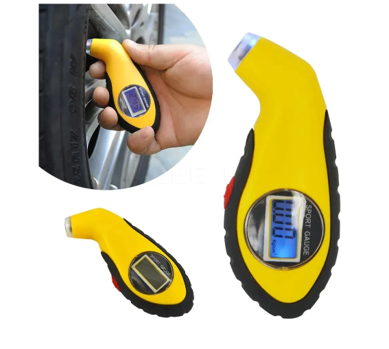 Medidor Presion Aire Digital Caucho Carro Moto Bicicleta