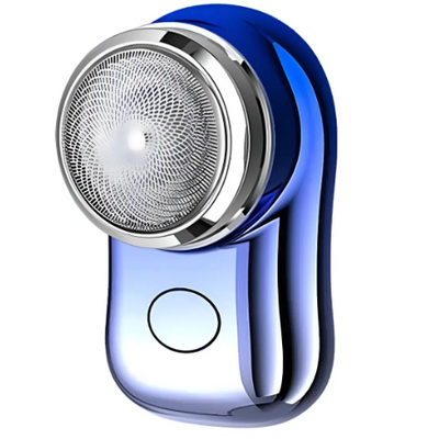 Mini Afeitadora Hombres Barbas Recargable Con Pantalla Led