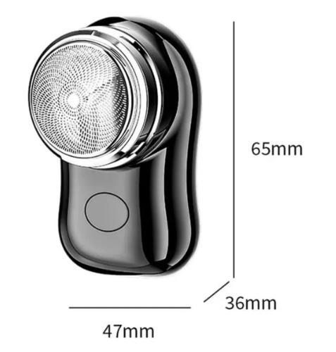 Mini Afeitadora Hombres Barbas Recargable Con Pantalla Led