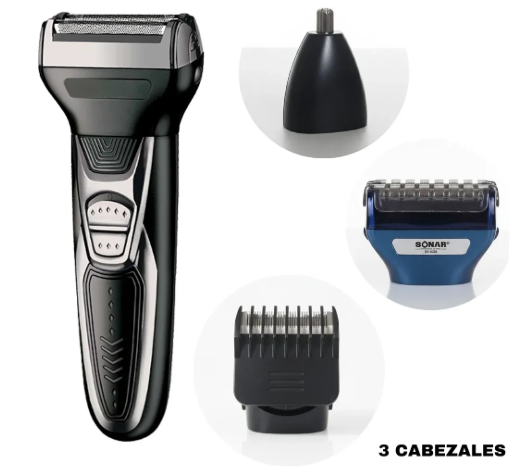 Máquina Inalámbrica Para Caballero 3 En 1 Modelo Sn-6026,