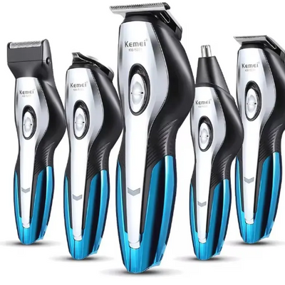 Kit Maquina Afeitar Nariz Barba Cuerpo Kemei 5031 Portatil