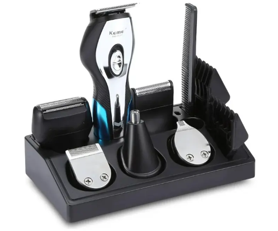 Kit Maquina Afeitar Nariz Barba Cuerpo Kemei 5031 Portatil