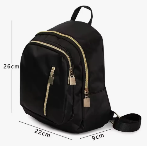 Mochila Cartera Para Dama Urbana Nylon Impermeable