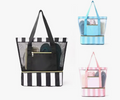 Cartera Bolso Playero Para Damas Compartimiento Impermeable