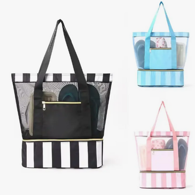 Cartera Bolso Playero Para Damas Compartimiento Impermeable
