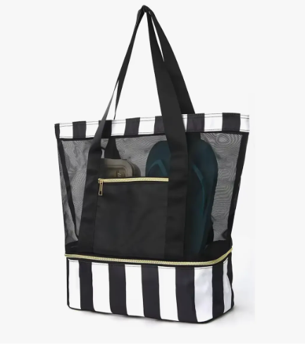 Cartera Bolso Playero Para Damas Compartimiento Impermeable