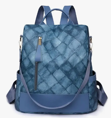 Bolso Mochila Universitario Impermeable Antirrobo Para Dama