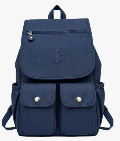 Bolso Morral Universitario Estilo Kipling Impermeable Nylon