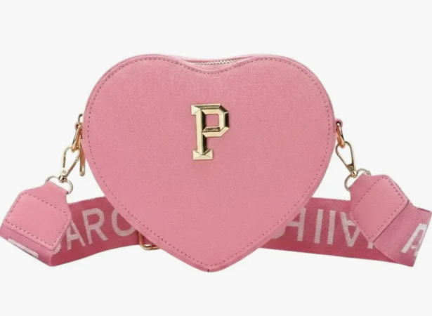 Bolso Cartera Bandolero Cruzado Corazón Modelo P Para Dama