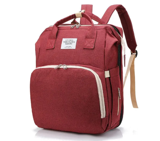 Bolso Pañalera Cambiador Cuna Corral Multifuncional