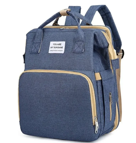 Bolso Pañalera Cambiador Cuna Corral Multifuncional