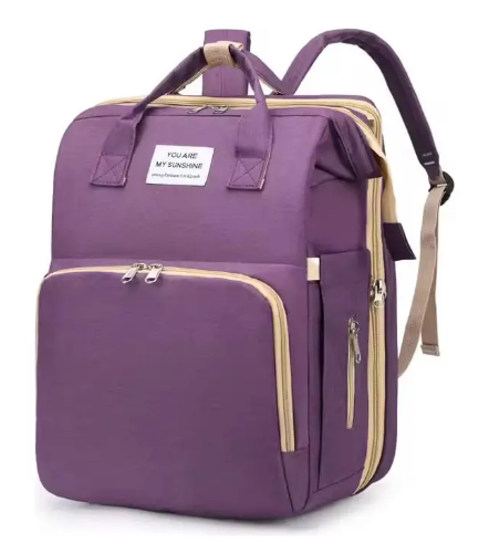 Bolso Pañalera Cambiador Cuna Corral Multifuncional