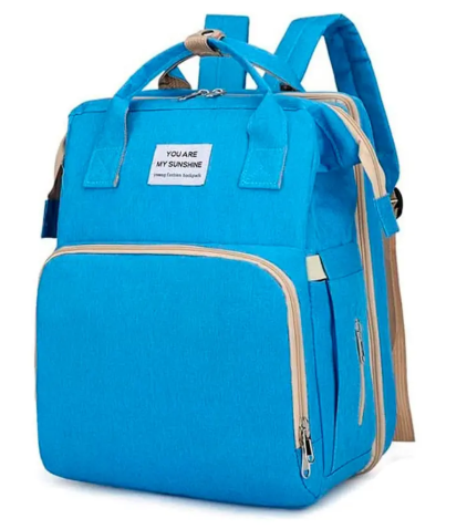 Bolso Pañalera Cambiador Cuna Corral Multifuncional