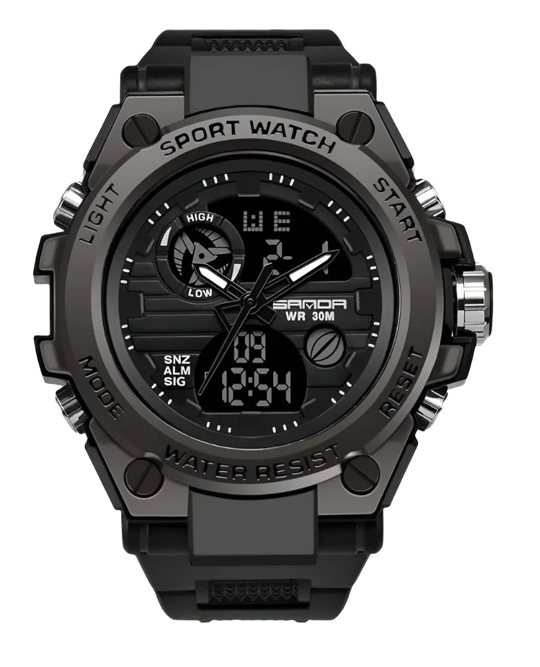 Reloj Táctico Sanda Deportivo Resistente  Agua Militar Digital