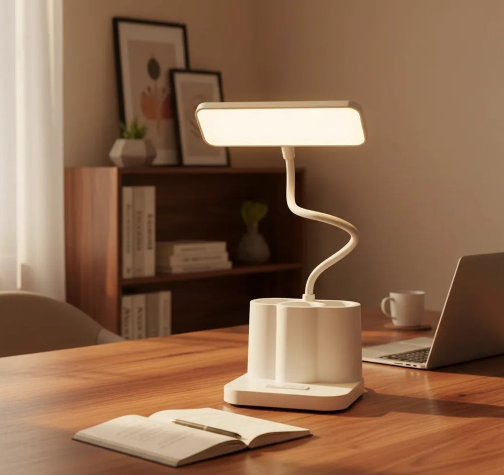 Lámpara Led 3 Luz Recargable Para Escritorio Mesa De Noche