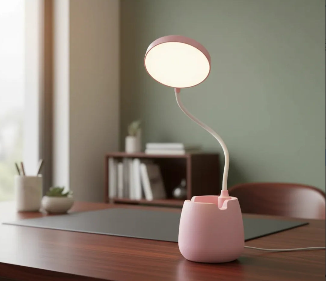 Lámpara Led 3 Luz Recargable Para Escritorio Mesa De Noche
