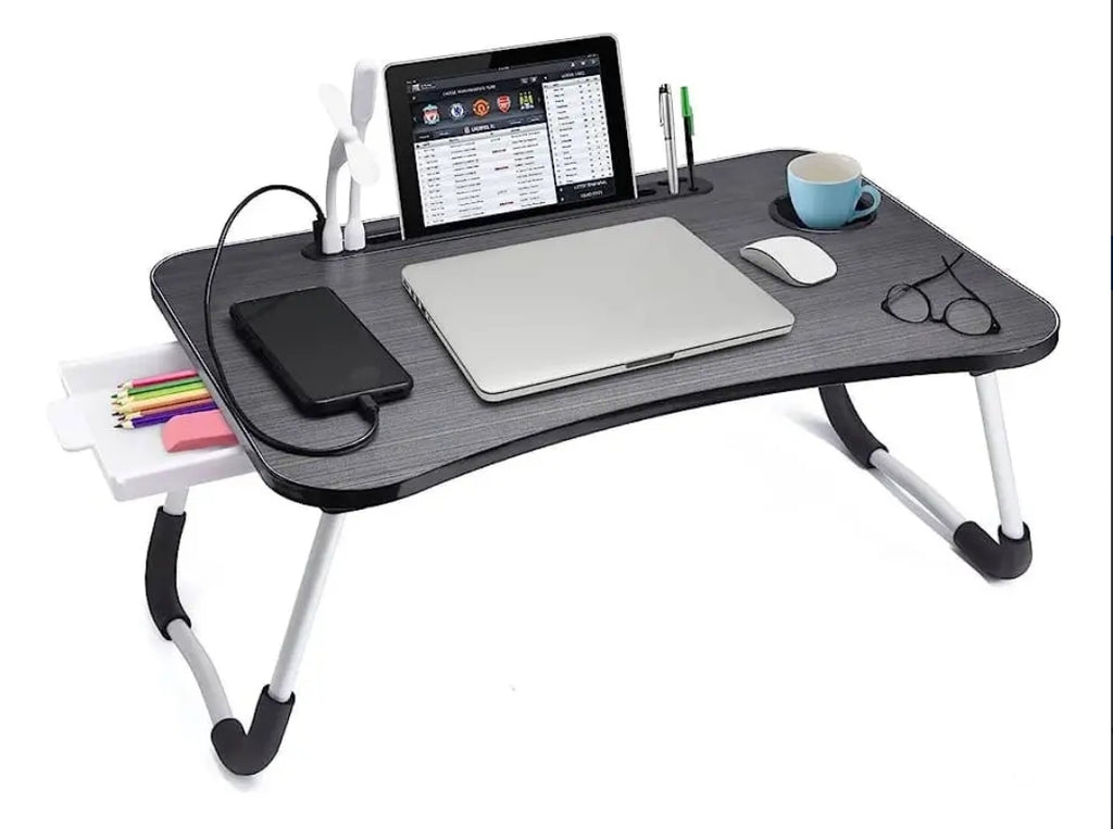 Mesa Portatil Para Laptop Plegable Mini Escritorio Portavaso