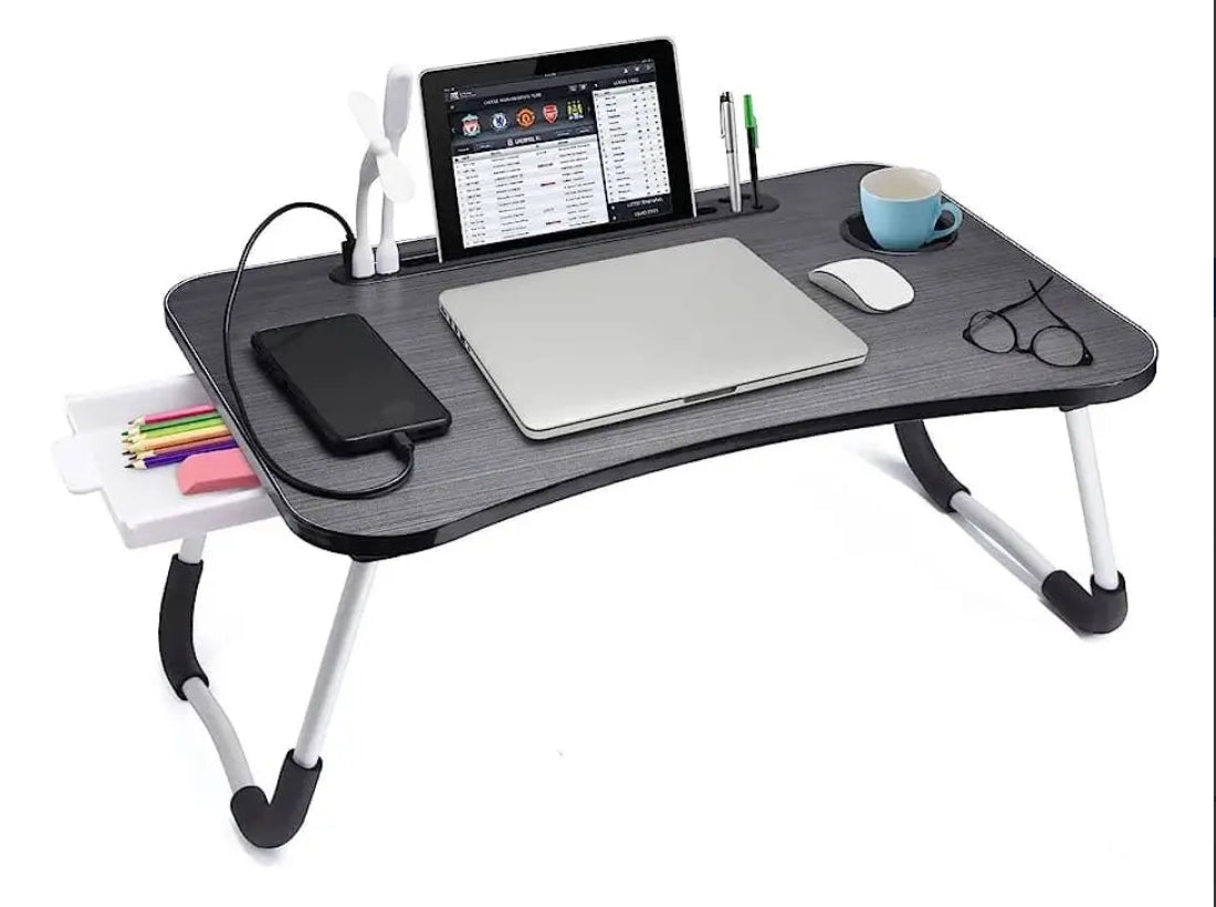 Mesa Portatil Para Laptop Plegable Mini Escritorio Portavaso