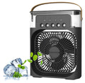 Ventilador Portatil 3 En 1 Enfriador Humidificador Luz Led