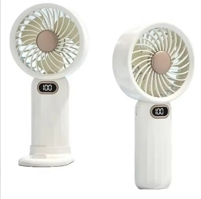 Mini Ventilador Usb Recargable Portatil Mano Mesa Aire