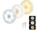 Lampara Led Sensor Movimiento 3und Recargable Usb Gyd-2