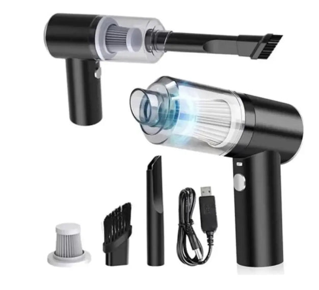 Mini Aspiradora Sopladora Inalámbrica Recargable Usb 2 In 1