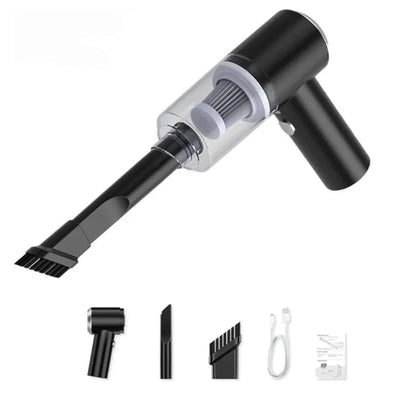 Mini Aspiradora Sopladora Inalámbrica Recargable Usb 2 In 1