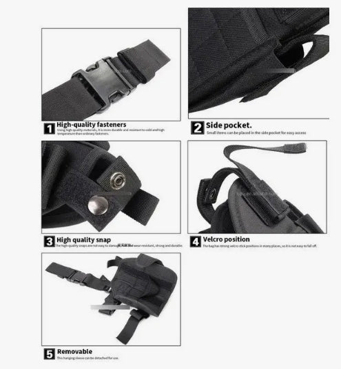 Bolso Muslera Táctica Para Correr Deportes Multifuncional