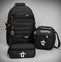 Bolso Morral Totto Estudio 30l Deportiva Adulto 3 Piezas