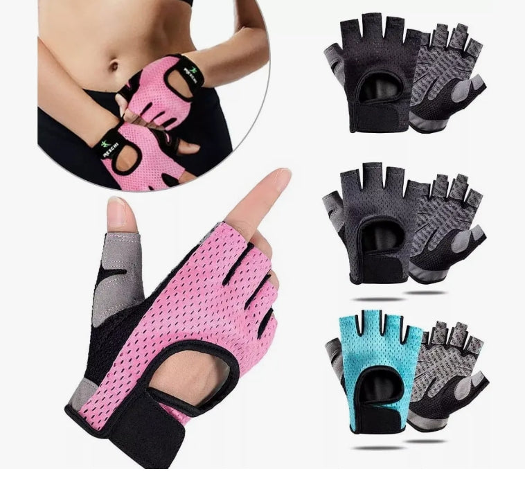Guantes Para Gym Bicicleta Gimnasio Fitness Crossfit Pesas